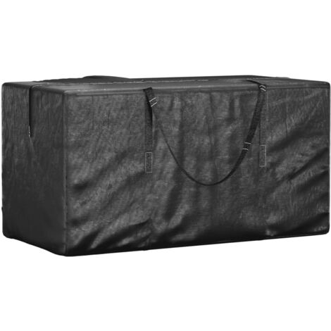 vidaXL Sac de rangement pour sapin de No l noir 150x75x75 cm PE