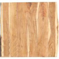 Dessus de table Bois d'acacia massif 58x(50-60)x3,8 cm