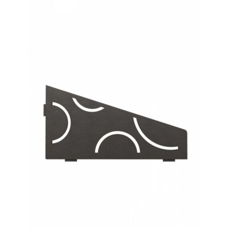 Tablette CURVE S3 SCHLUTER  Finition Alu structurée Anthracite "TSDA"
