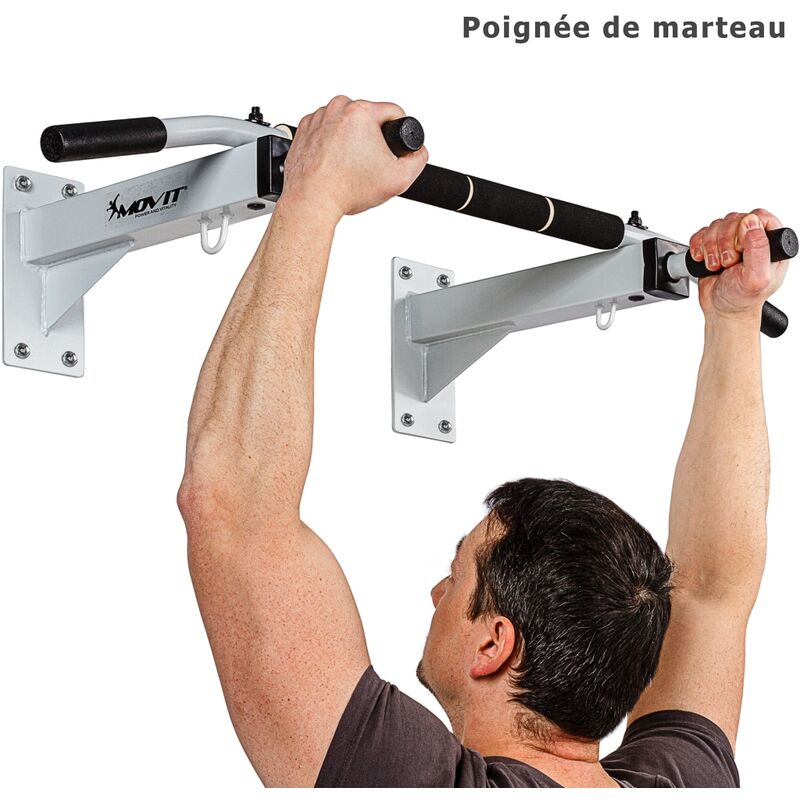 MOVIT Barre de traction professionnelle pour montage au plafond