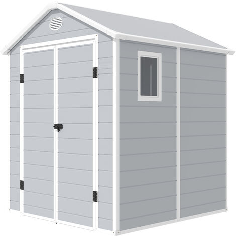 Gartenfreund Kunststoffspielhaus Harmony Big Store H. 226 T. 192 L. 190 cm grau