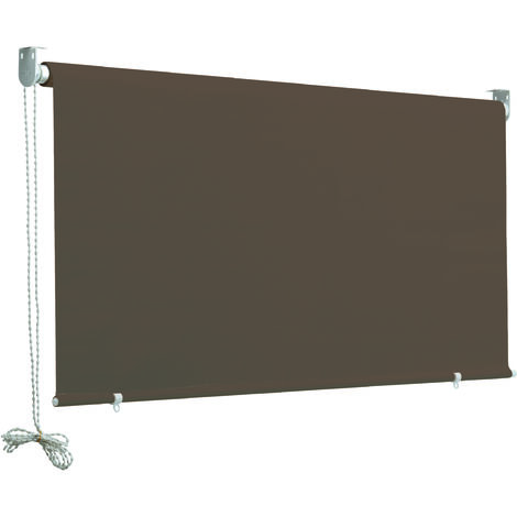 Garden Friend Fallschirmmarkise mit Kette Farbe - Braun H. 250 L. 200