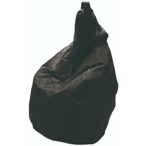 King Home Fußhocker 80x120h cm mit abnehmbarem Bezug schwarz