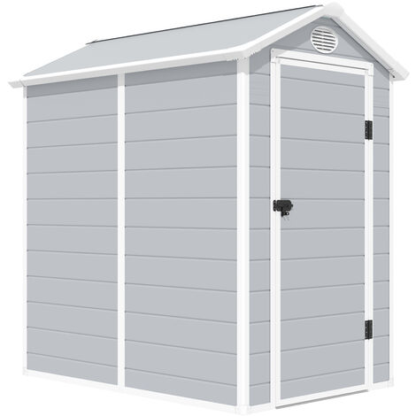 Garden Friend Kunststoff Häuschen Harmony Medium Store H. 204 T. 192 L. 134 cm grau