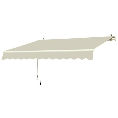 Garden Friend Quadratische Stabmarkise D. 200 L. 300 Farbe - Beige United
