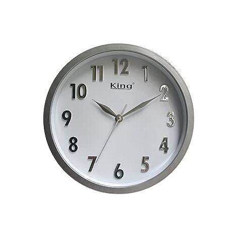 King Home WANDUHR Kunststoff 25,4x4 cm grau (1/4)