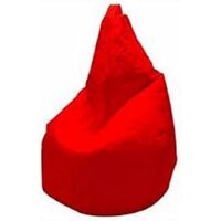 King Home Fußhocker 80x120h cm mit abnehmbarem Bezug rot