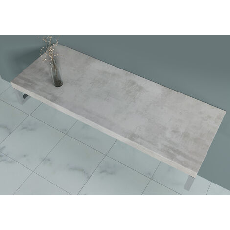 doporro® Soporte para lavabos 50x100cm consola para lavabos en greige incluye soportes de consola