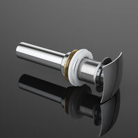 doporro® Válvula de desagüe para lavabos de tocador Push Up tapón de lavabo de Válvula PU06