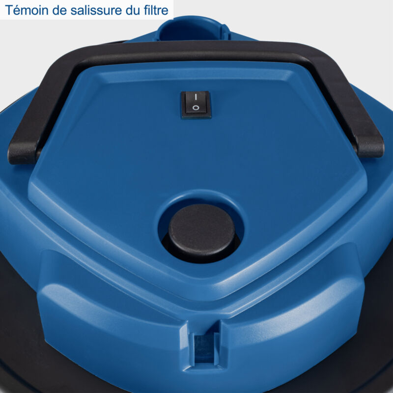 Scheppach HD2P - Aspirateur 3 En 1 1250W Avec Fonction Soufflage - Compact Et Puissant