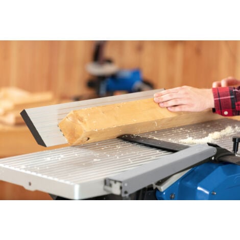 Scheppach Raboteuse & Dégauchisseuse compacte HMS1250 - Puissance 1800W -  2 fers en acier rapide - Largeur de rabotage 305mm - Hauteur de passage 120mm - Régime de l'arbre 9000-1min