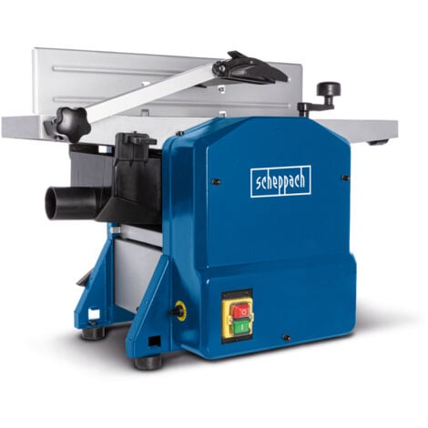 Scheppach Dégauchisseuse / Raboteuse HMS650 – 230 V – 1100 W – Vitesse de rotation 7850 min-1 – Guide de dégauchissage inclinable – Largeur de rabotage 152 mm – Hauteur de passage 120 mm