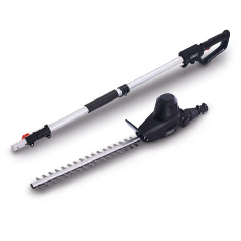 Scheppach Taille-haies électrique ETHT500 - Taille haies sur perche - 500 W - Longueur de coupe 45 cm - 230 V - Extensible jusqu'à 275 cm - Tête de coupe réglable