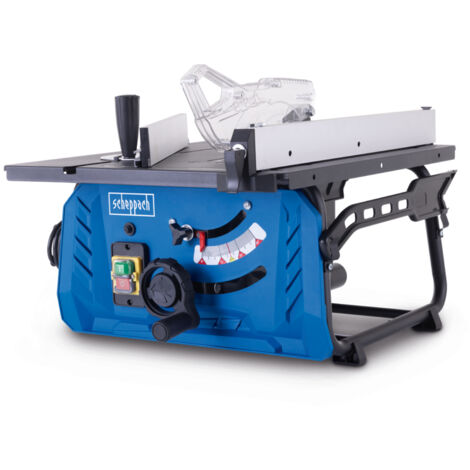 Scheppach Scie sur table HS210 – Scie électrique stationnaire – Scie circulaire – 220 V – 1500 W – Ø 210 mm – Hauteur de coupe max 70 mm