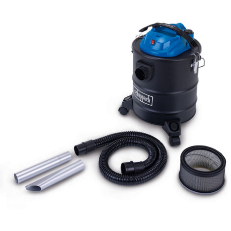 Scheppach Aspirateur à cendres électrique AVC25 – 1300 W – Aspirateur à  cendres en – Bac de récupération 20 L – Puissance d’aspiration 20 kPa – 