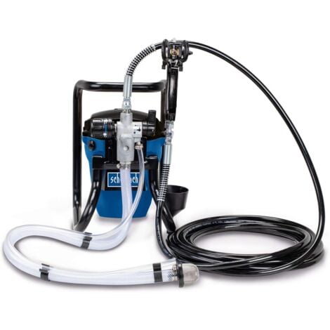 Scheppach Pistolet à peinture ACS3000 – Pulvérisateur de peinture sans air – Station de peinture Airless – 750 W – 207 bar – Rayon 7,6 m – Débit 1,1 L/min – Léger et ergonomique