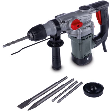 Practixx Marteau perforateur PX-BH-5 Practixx - 5J - Vario-Speed - 1050W - SDS-Plus - Coffret, forets et accessoires inclus