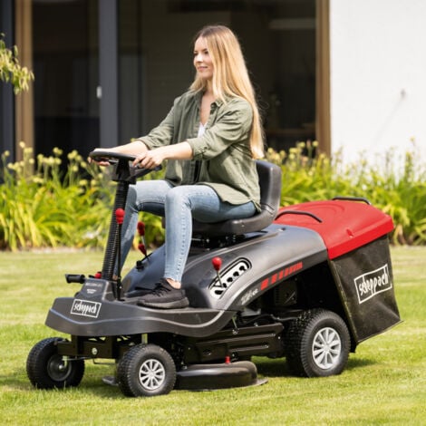 Scheppach Tondeuse à gazon autoportée MR224-61 – Moteur 4 temps 5 kW – 6,8 CV – Largeur de coupe 61 cm – Hauteur de coupe réglable sur 5 positions – Démarrage électrique – Huile moteur incluse