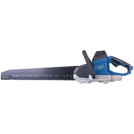 Scheppach Scie alternative électrique AZE430 - 1500W - 2850 tr/min - longueur de coupe max 430 mm - longueur du guide 550 mm - course 40 mm (1/5)
