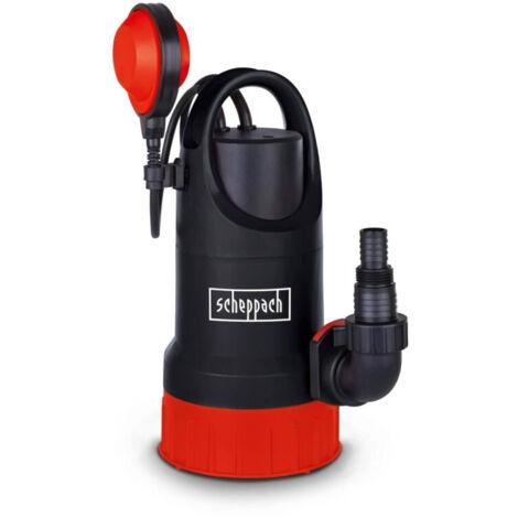Scheppach – Pompe immergée combinée eaux claires et chargées 750 W – Débit max. 20 000 L/h – Hauteur de refoulement 8 m – Pour assécher sous-sols - DWP750 (1/5)