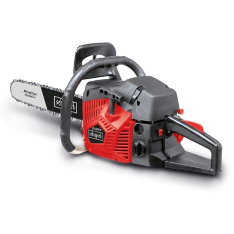 Scheppach - Tronçonneuse Thermique CSH58 - Moteur 2T de 56cm3 - Chaîne et Guide Procut 51cm - Lubrification automatique de la chaîne - Frein de chaîne intégré - Anti-vibrations -Filtre à air pro