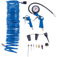 Scheppach - Kit 14 accessoires pour tous compresseurs - Tuyau spiral 10m inclus