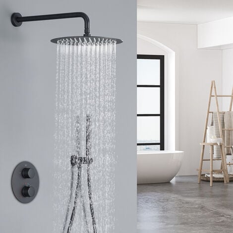 Colonne de douche encastrable, ensemble de douche complet avec mitigeur  douche et tuyauterie