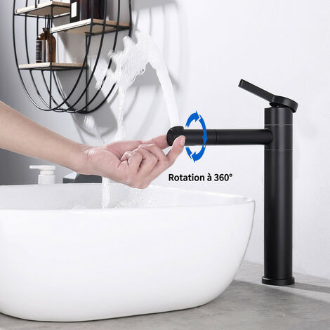 Robinet mitigeur lavabo chromé rotatif 360° ROTATE – Le Mitigeur
