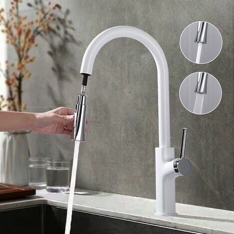 Robinet de cuisine de salle de bain sans contact pivotant à 360 degrés avec  tête à 3 fonctions - LIVINGbasics®