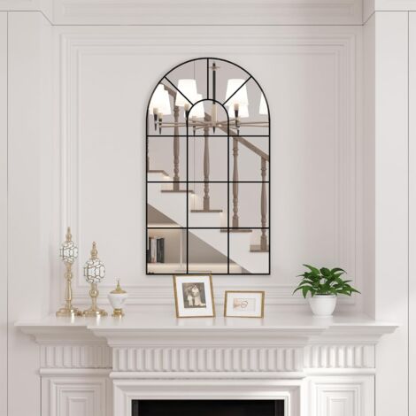 Miroir Rond De 40 Cm - Miroir Mural Décoratif Avec Cadre En Métal