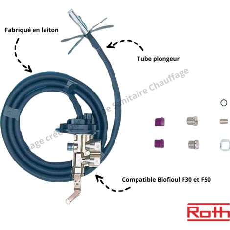 Cuve Fioul Polyéthylène Simple Peau Rothalen 500L