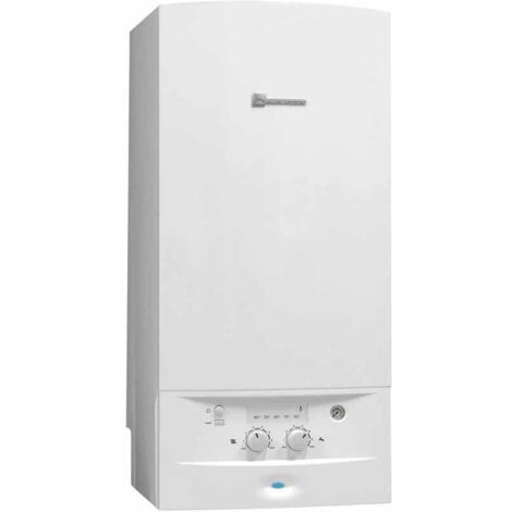 Elm Leblanc – Chaudière gaz à basse température 24 kW – Évacuation fumées 125 mm – Classe énergétique C – Mini-accumulation 5L – Gaz naturel