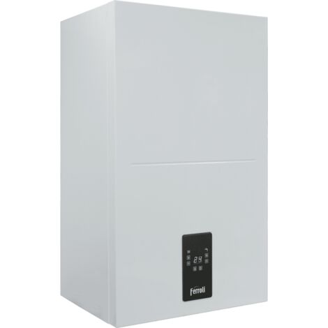Ferroli – Chaudière électrique 18 kW – Rendement 99,5 % – Installation murale compacte – Régulation intelligente – Vase d’expansion 6 L