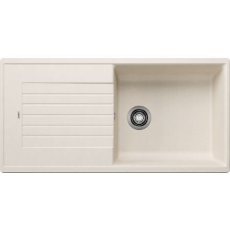 Évier de cuisine Zia XL 6S Silgranit Blanco - Finition Blanc soft