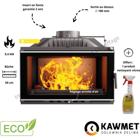 Insert à bois fonte W16 10 KW WR ECO KAWMET