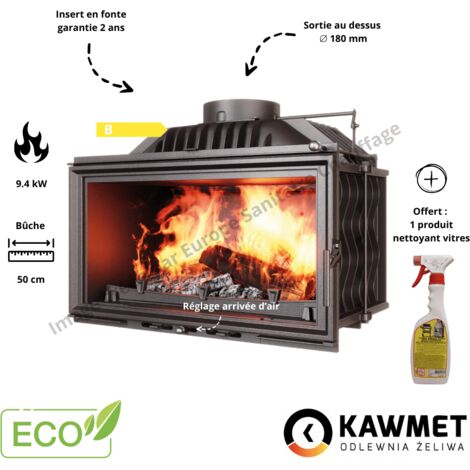 Insert à bois fonte W15 10 KW WR KAWMET