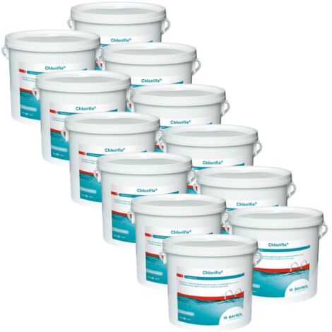 Pack Chlorifix Micro-billes 5 kg Chlore choc Bayrol Quantité Pack de 12