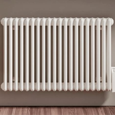 Irsap – Radiateur à inertie électrique 2000W – Acier avec fluide caloporteur – 60 cm de hauteur – Thermostat électronique – Installation simple en pièces humides