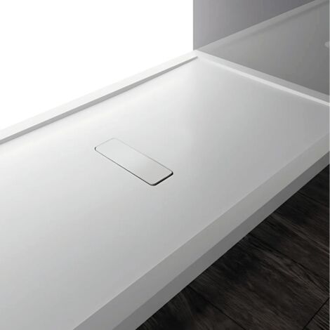 Receveur de douche blanc brillant hauteur 35 mm CUSTOM NOVELLINI MESURES RECEVEUR DE DOUCHE 160 X 90 CM (1/5)