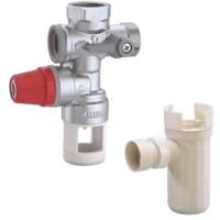Thermador – Kit groupe de sécurité 3/4" pour chauffe-eau – Siphon de groupe – Évite la surpression – Clapet démontable et robinet d'arrêt à sphère