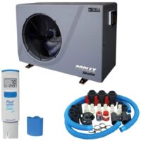 Poolstar – Pack pompe à chaleur piscine Poolex Silverline FI 70 – Technologie Full Inverter – Puissance 7 kW – Fonctionnement de -7 à 43 °C