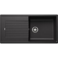 Blanco – Évier de cuisine Zia XL 6S Silgranit – Longueur 1000 mm x Largeur 480 mm x Hauteur 190 mm – Cuve unique 490 x 450 mm – Finition anthracite