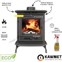 Poêle à bois en fonte 6.8 kW P10 ECO KAWMET