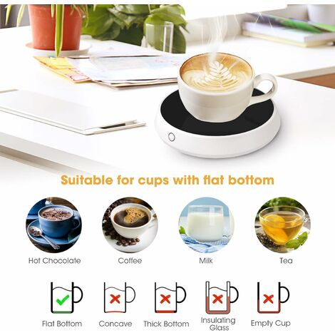 Chauffe-tasse à café USB, 3 réglages de température, chauffe-tasse à  boisson pour cacao, thé