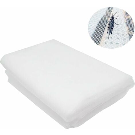 TONCHEAN Filet anti-oiseaux et anti-insectes,Filet de Jardin,10 m x 2.5m Filet Anti Insecte, Filet Anti Insectes Potager, Maille Fine Anti-Insecte en Maille pour la Protection des Plantes, Fleurs, Lég