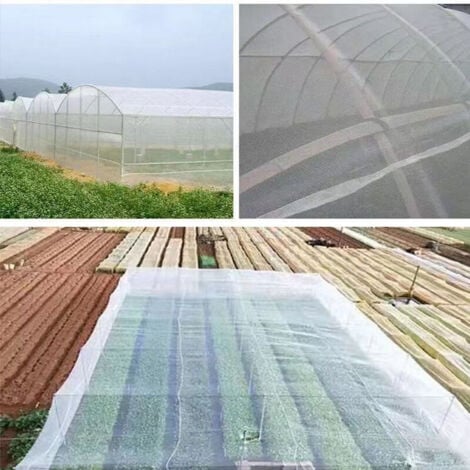 TONCHEAN Filet anti-oiseaux et anti-insectes,Filet de Jardin,10 m x 2.5m Filet Anti Insecte, Filet Anti Insectes Potager, Maille Fine Anti-Insecte en Maille pour la Protection des Plantes, Fleurs, Lég