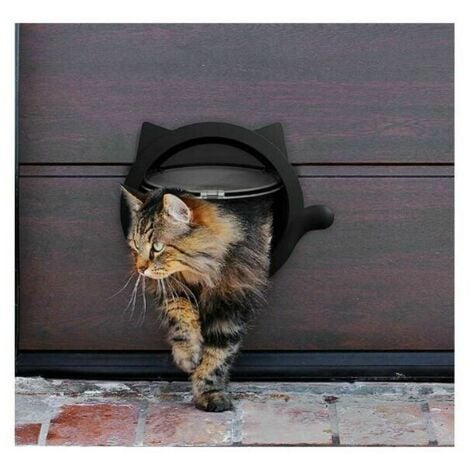 Chatière Chat Flip, Chatière Chien Chatière Blanc Hole