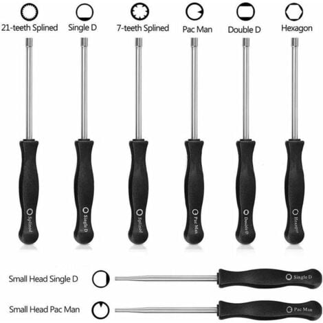 8PCS Tournevis de Carburateur Différents, Ensemble d'Outils de Réglage du Carburateur Réglage du Carburateur pour Moteurs 2 Temps