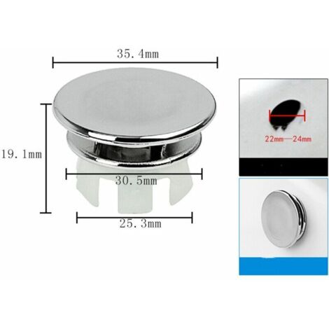 Couvercle De Trop-plein De Baignoire Avec Poignée Rotative – En Alliage D’aluminium Chromé, Réglage Facile Du Débit D’eau – Accessoire De Vidange Pratique