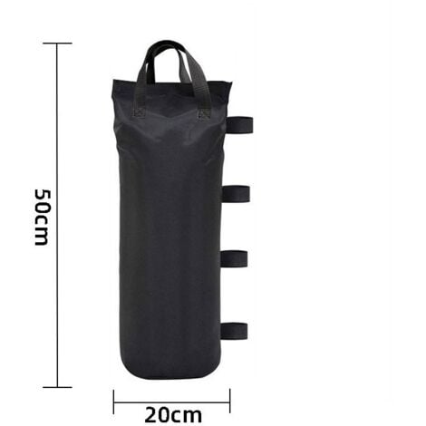 Lot de 4 Poids de Gazebo pour Tonnelle et Pavillon, Sac de Lestage Sable pour Jambes, Tentes Pare-Soleil, Parasol,DOLASO
